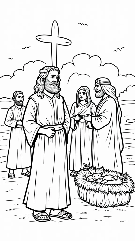 bible with coloring pages